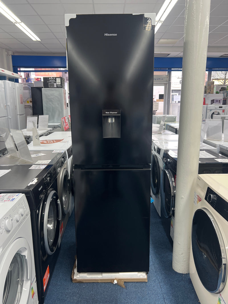 Hisense RB327N4WBE - Black Freestanding Frost Free Fridge Freezer - E energy - Unboxed