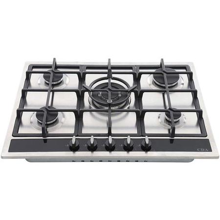CDA HG7351SS - Stainless steel 5 Zone Gas Hob
