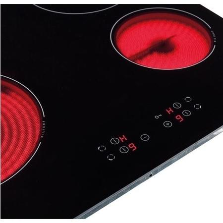 Amica ACH6420FR - Black 4 Zone Ceramic Hob