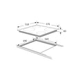 Amica ACH6420FR - Black 4 Zone Ceramic Hob