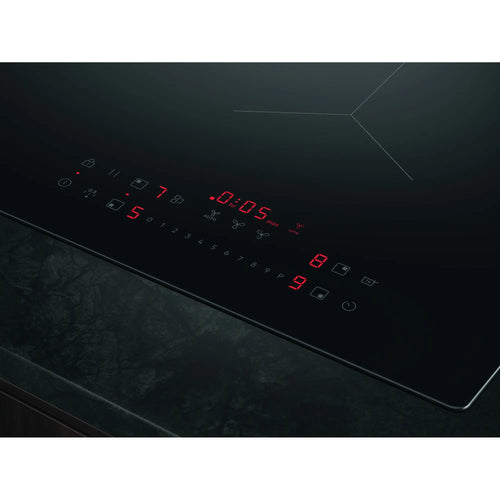AEG TT74CB00CB - Black Venting Hob - 4 Cooking Zones - A+ Energy