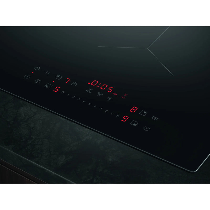 AEG TT74CB00CB - Black Venting Hob - 4 Cooking Zones - A+ Energy