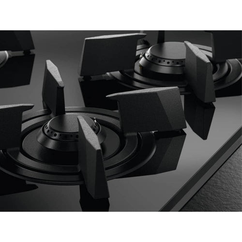 AEG HVB8453IB - Black 80cm Gas Hob - 4 Burners - FlameLight LED