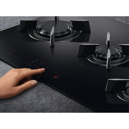 AEG HVB8453IB - Black 80cm Gas Hob - 4 Burners - FlameLight LED