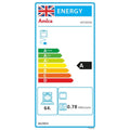 Amica AFC502SS 50Cm Ceramic Cooker Twin Cavity - Stainless Steel  - A/A energy