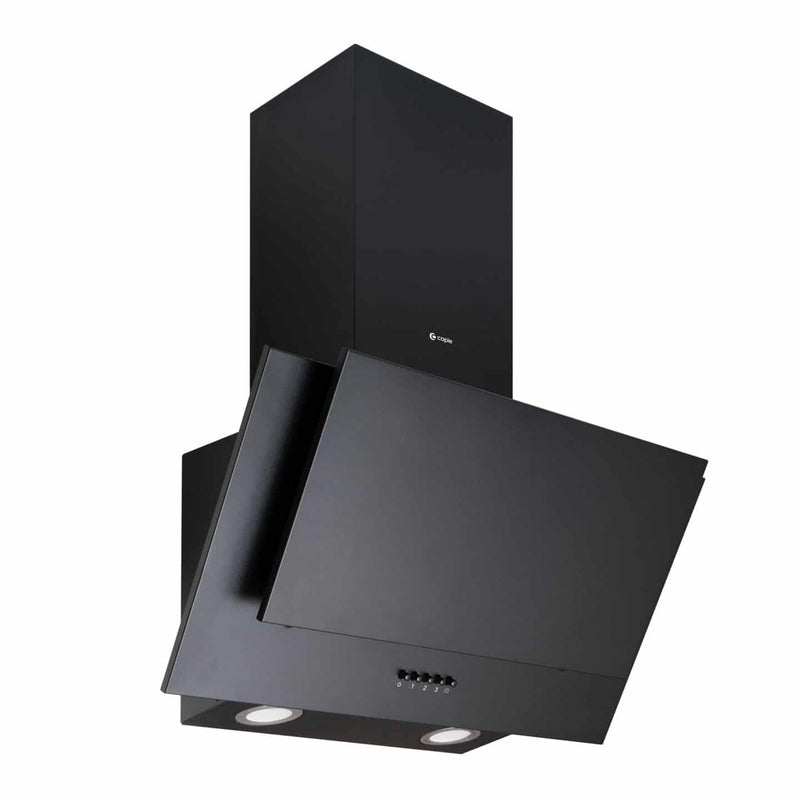 Caple PLASAH600BK 60cm Angled Wall Cooker Hood – Black