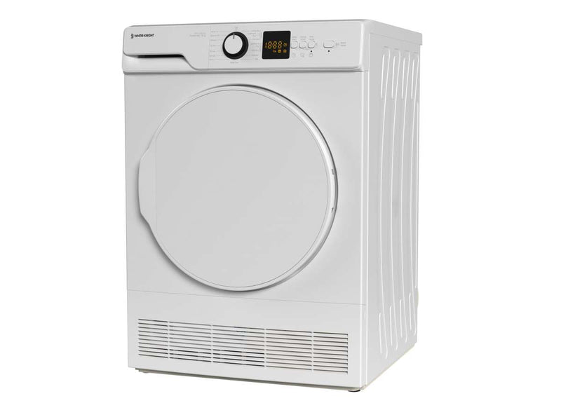 White Knight AT8CW - White Freestanding 8Kg Condenser Tumble Dryer - B energy