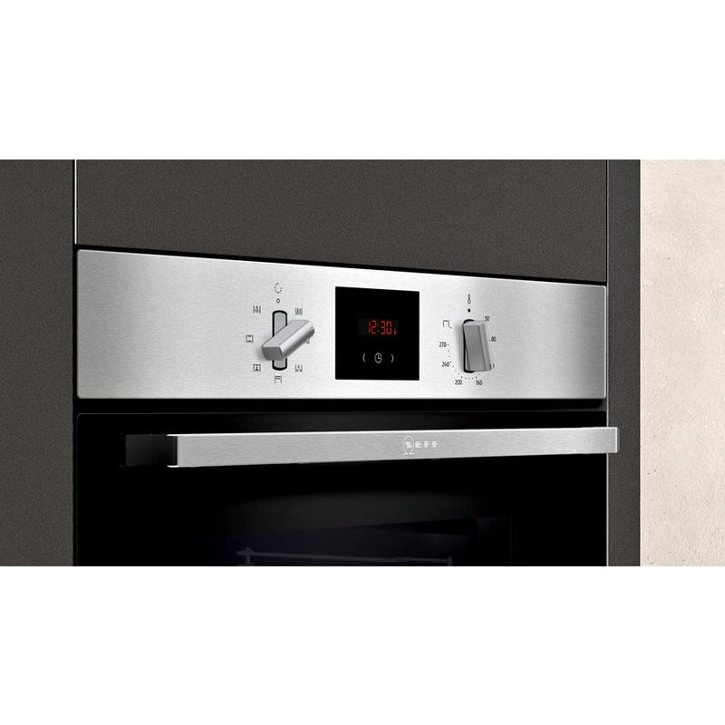 Neff B1GCC0AN0B - Stainless Steel Single Oven - 71L Capacity - A Energy Rating