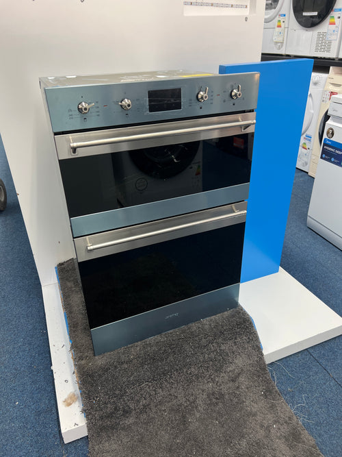 Smeg DOSF6300X - Stainless steel Built in Electric Double Oven - Manual cleaning - A/B energy - Unboxed
