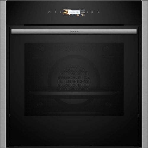 Neff N70 Slide and Hide B54CR31N0B - Stainless Steel Single Oven - 71L Capacity - A+ Energy Rating