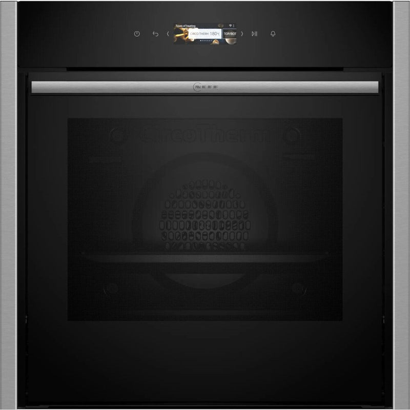 Neff N70 Slide and Hide B54CR31N0B - Stainless Steel Single Oven - 71L Capacity - A+ Energy Rating