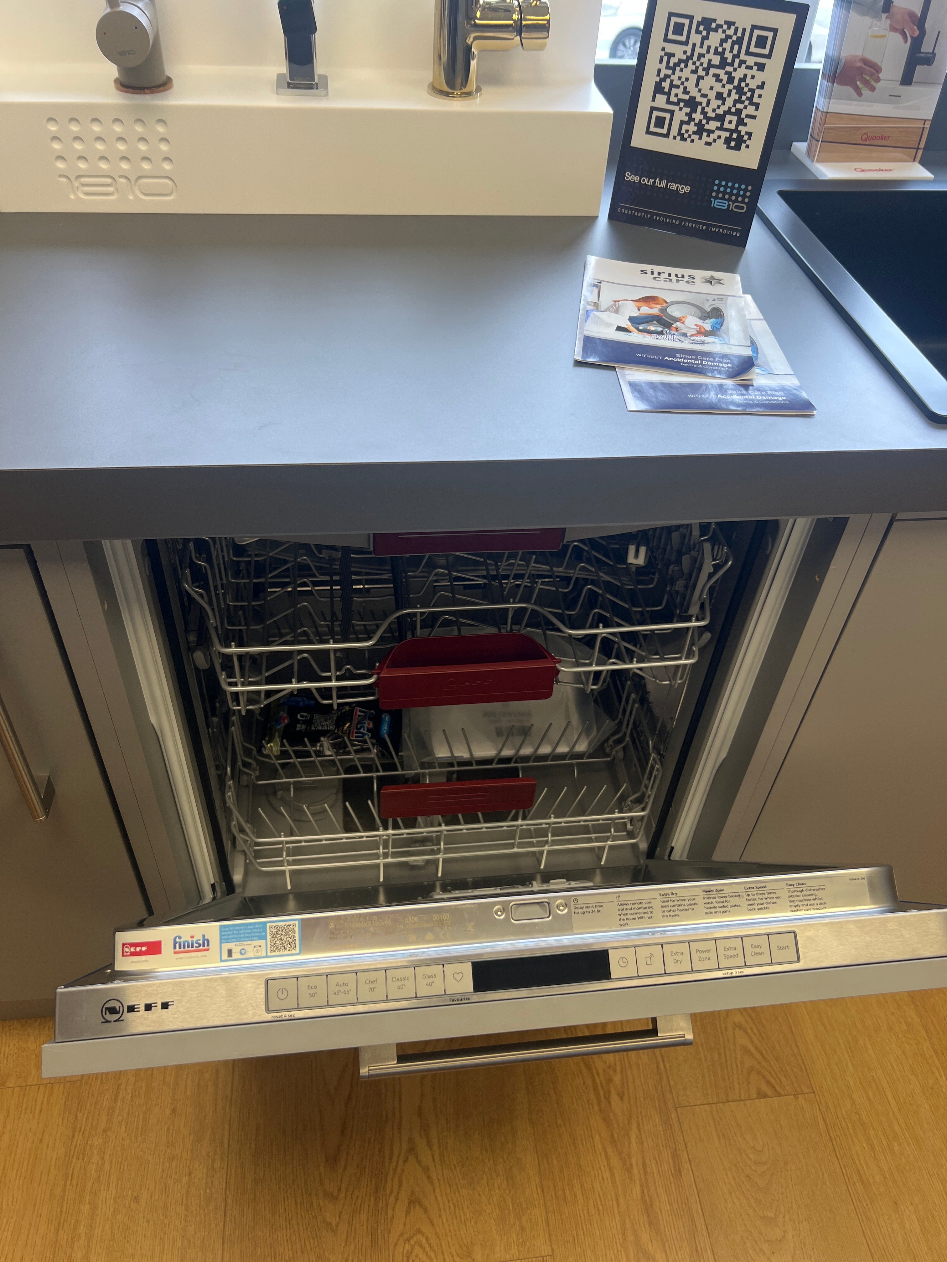 Neff S155HVX15G - Stainless steel Dishwasher - E energy - Ex Display ...