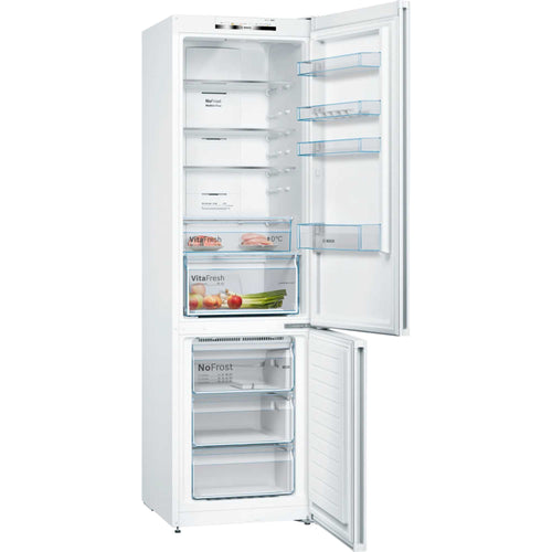 Bosch KGN392WEBG - White Fridge Freezer - 279L/89L - E Energy