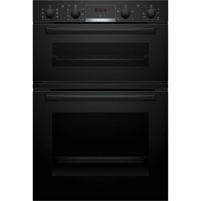Bosch MBA533BB3B - Black Built-In Double Oven - 3D Hot Air - B Energy