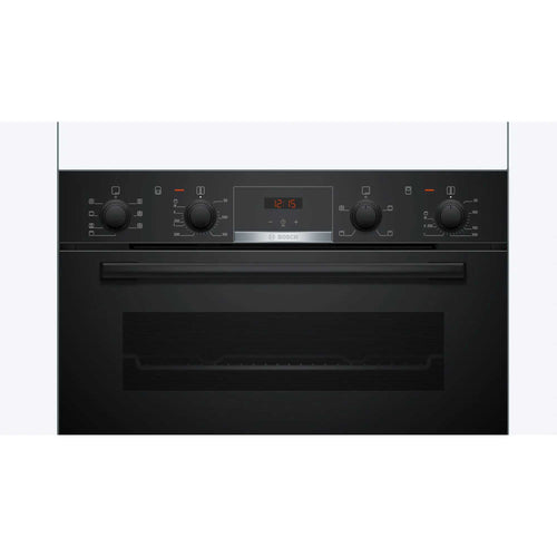 Bosch MBA533BB3B - Black Built-In Double Oven - 3D Hot Air - B Energy
