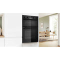 Bosch MBA533BB3B - Black Built-In Double Oven - 3D Hot Air - B Energy
