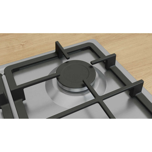 Bosch PGP6B5K90 - Stainless Steel Gas Hob - 4 Burner Built-in