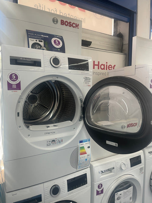 Bosch Series 6 WQG24509GB - White 9KG Heat Pump Condenser Dryer, - A++ energy - Display