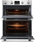 Belling BI702FP STA 444444781 - Stainless steel Built under Electric Double Oven - Manual cleaning - A energy