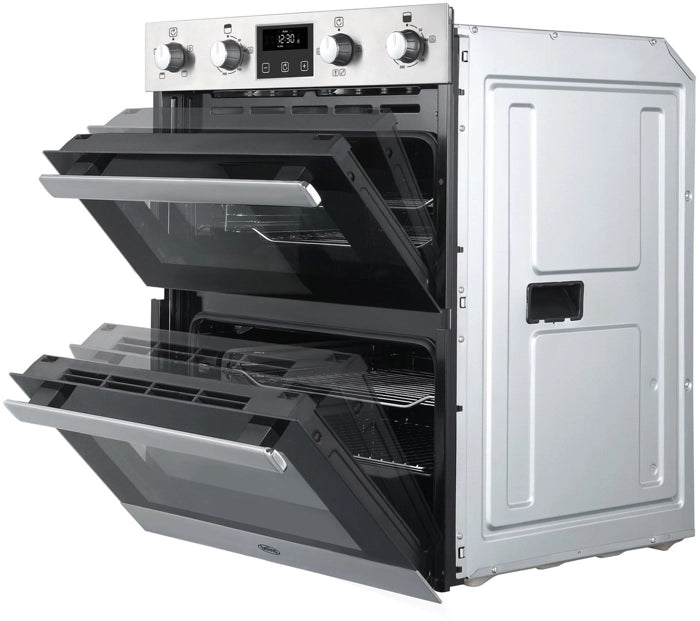 Belling BI702FP STA 444444781 - Stainless steel Built under Electric Double Oven - Manual cleaning - A energy