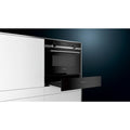 Siemens BI510CNR0B iQ500 Warming Drawer - Black Warming Drawer - 14 Plate Capacity - A Energy