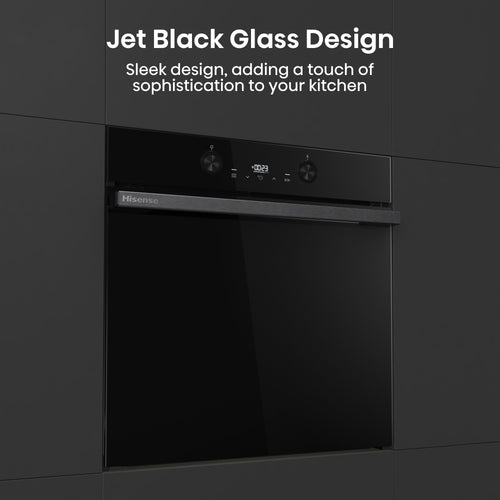Hisense BI64221PDBG - Black Built-In Single Oven - 77L - A+ Energy
