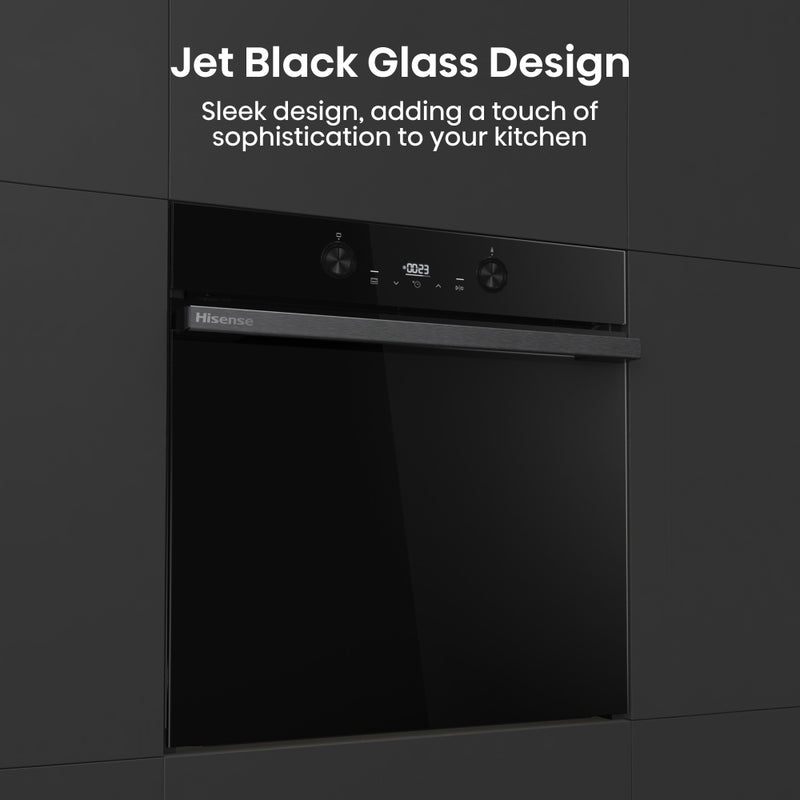 Hisense BI64221PDBG - Black Built-In Single Oven - 77L - A+ Energy