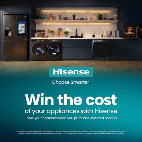 Hisense BID75211BGUK - Black Built-Under Double Oven - 54L - A Energy Rated