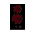 Teknix BITK230CHT - Black 30cm Ceramic Hob - 2 Zones - Touch Control