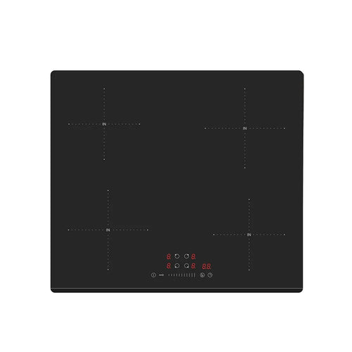Teknix BITK260IHS - Black 60cm Induction Hob - 4 Zones - Slider Controls