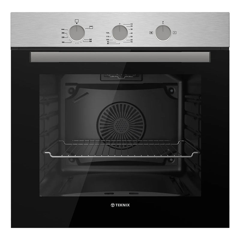 Teknix BITK263GSX - Stainless Steel 63L Gas Oven - Built-in-LPG convertible - A Energy Rating