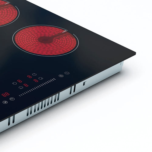 Teknix BITK6SLC - 4 Zone Electric Hob - Display