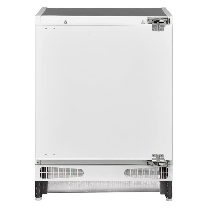 Statesman BIUCIB060 - White 97L Integrated Under Counter Fridge with Icebox - D Energy
