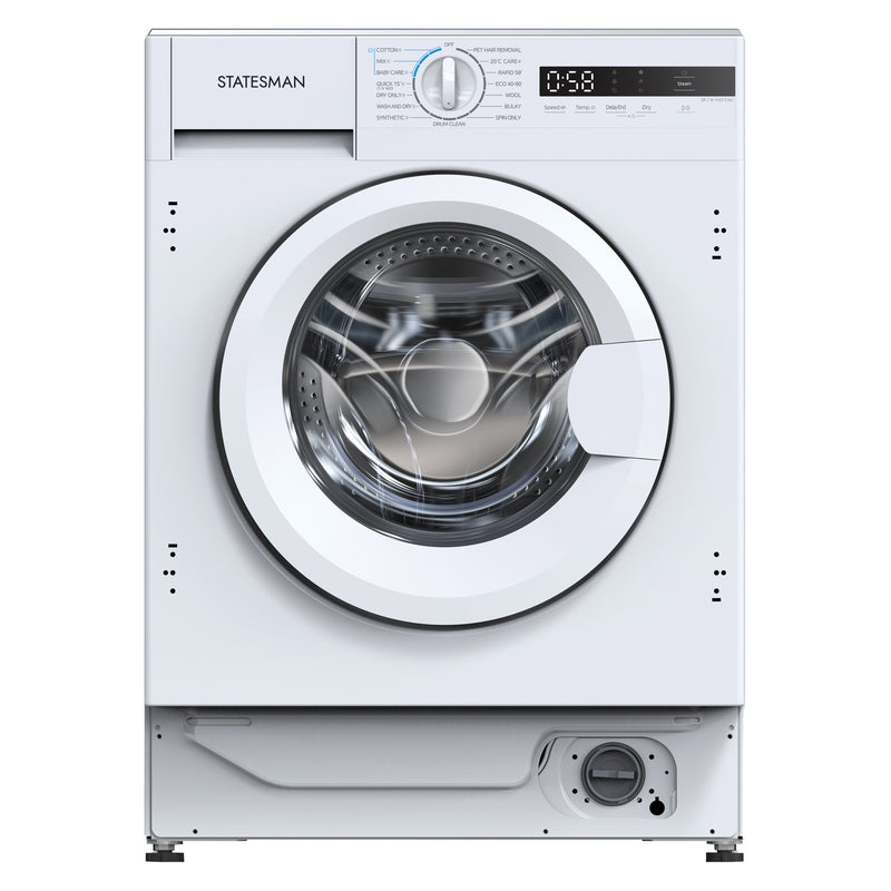Statesman BIW0080614W - White 8KG/6KG Washer Dryer - 1400 RPM - A Energy
