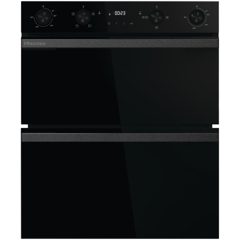 Hisense BUD714221ADBG - Black Built-Under Double Oven - 54L/38L - A Energy Rated