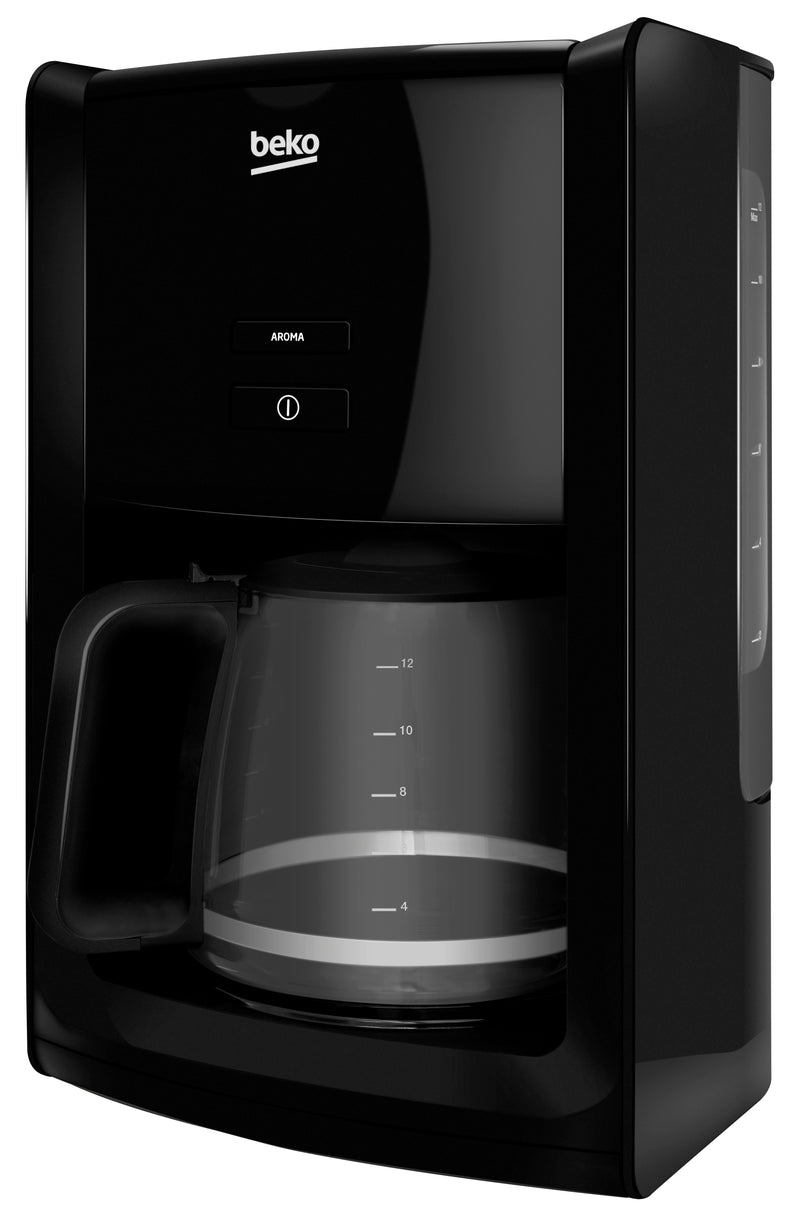 Beko CFM6151 - Black/White Coffee Machine - 12 Cups - No Energy Rating