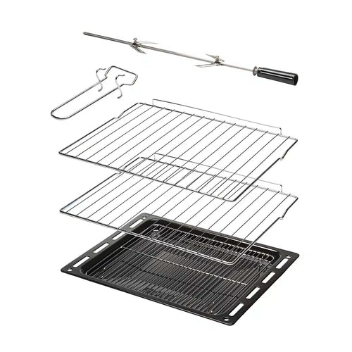 Caple C2106GM - Black Built in Electric Single Oven - Catalytic cleaning - A energy