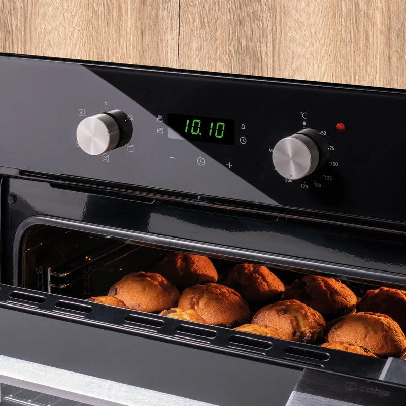 Caple C2234BK - Black Single Oven - 67 Litres - A Energy Rating