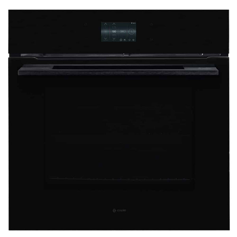 Caple C2601BG - Black Glass 67 Litre Single Oven - Pyrolytic Self-Cleaning - A Energy Rating