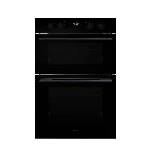 Caple C3371BG - Black Glass Double Ovens - 40/61L Capacity - B Energy Rating