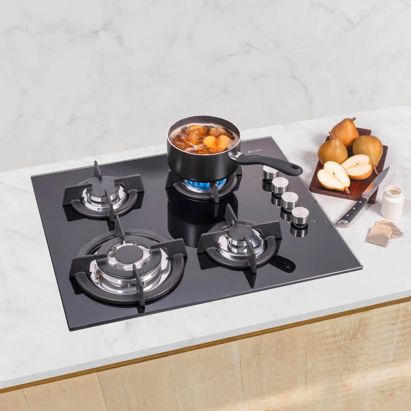 Caple C744G - Black 4 Zone Gas Hob