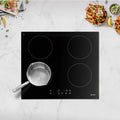 Caple C841i - Black 59cm Induction Hob - 4 Zones 13A - Energy Rating Unknown