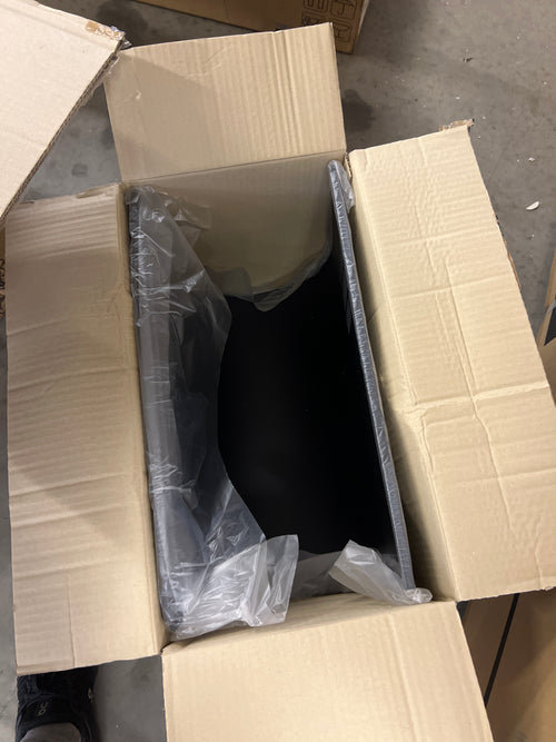 Luxair 110cm Curved Glass Cooker Hood - Black