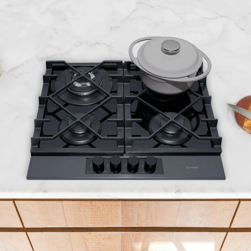Caple C886G - Black 4 Zone Gas Hob