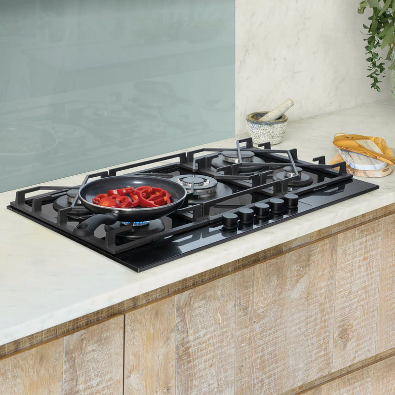 Caple C889G - Black 5 Zone Gas Hob