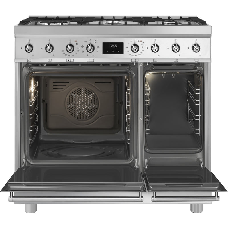 Smeg C92GMX2 - Stainless Steel 90cm Dual Fuel Range Cooker - Induction - A Energy Rating