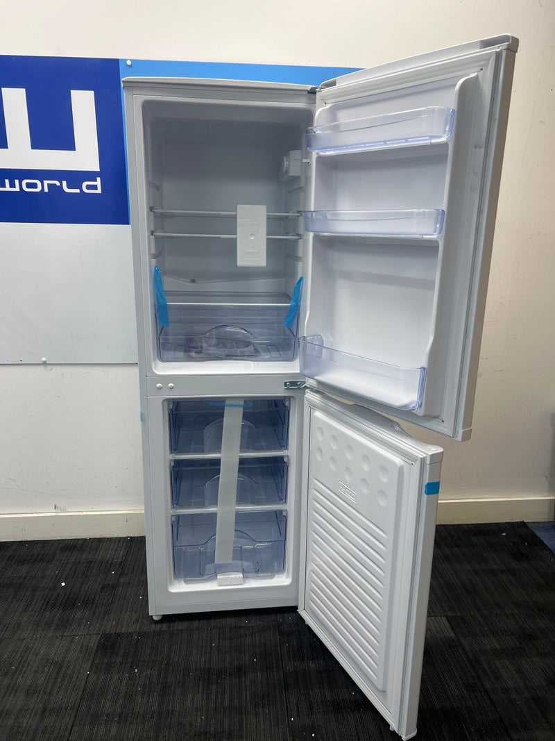 Iceking IK8951EW - White Freestanding 50/50 Manual Defrost Fridge Freezer - E energy - Unboxed