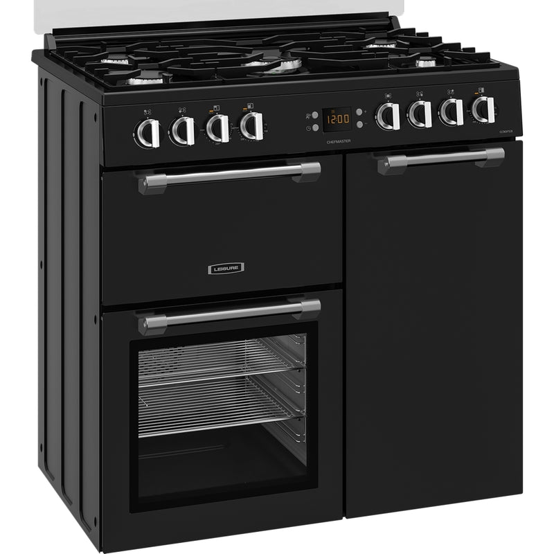 Leisure CC90F531K Chefmaster - Black 90cm Dual Fuel Range Cooker - 63L Capacity - A Energy Rated