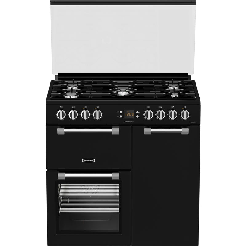 Leisure CC90F531K Chefmaster - Black 90cm Dual Fuel Range Cooker - 63L Capacity - A Energy Rated