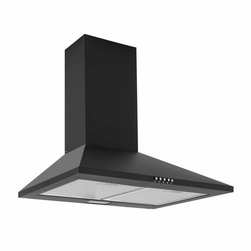 Caple CCH601BK - Black 60cm Chimney Extractor - 305m³/h - C Energy Rating
